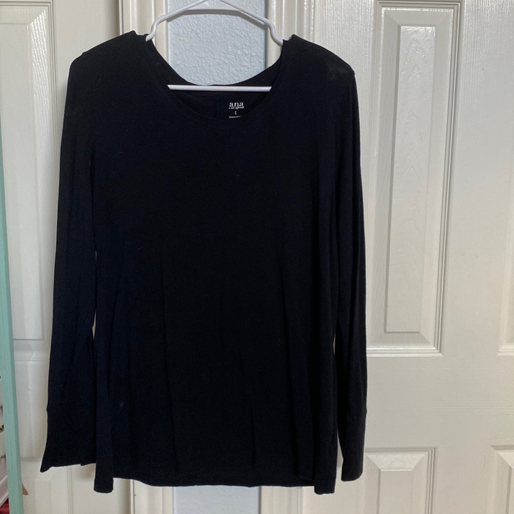 A.n.a long sleeve shirt. Size L